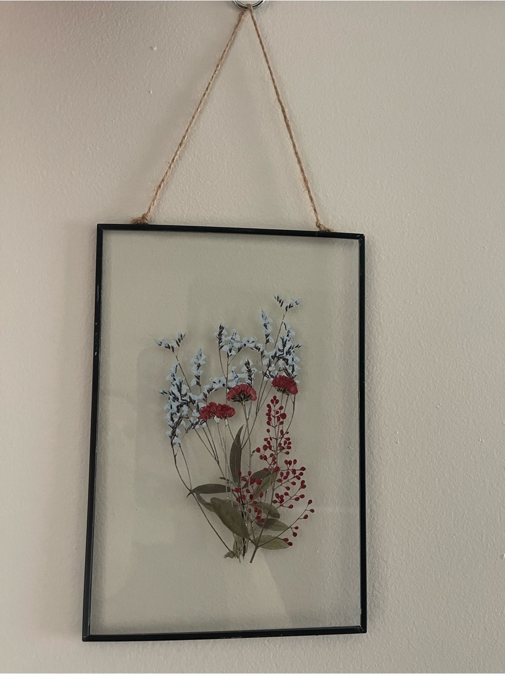 Academia Cottagecore Faux Pressed Flower Frame